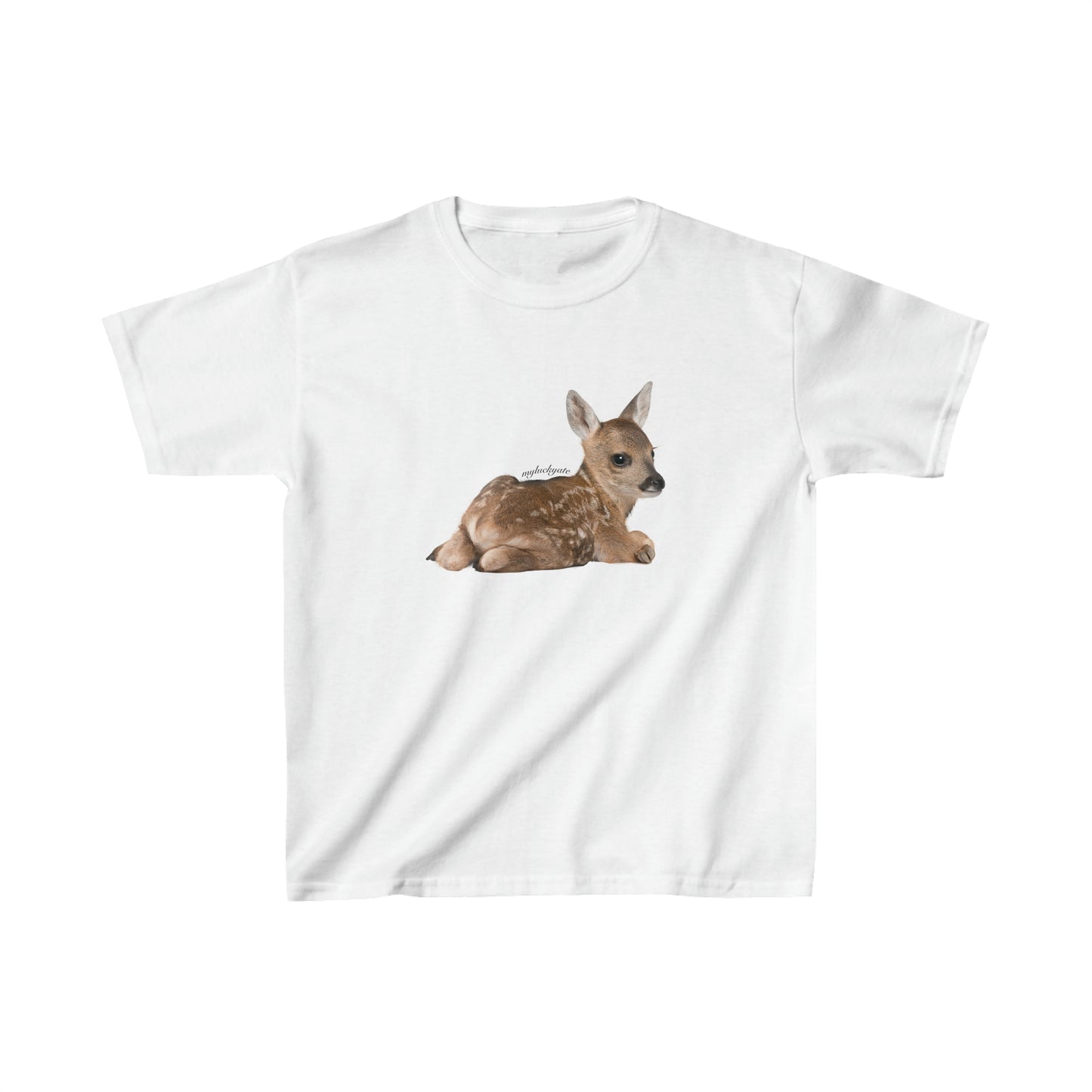 fawn baby tee